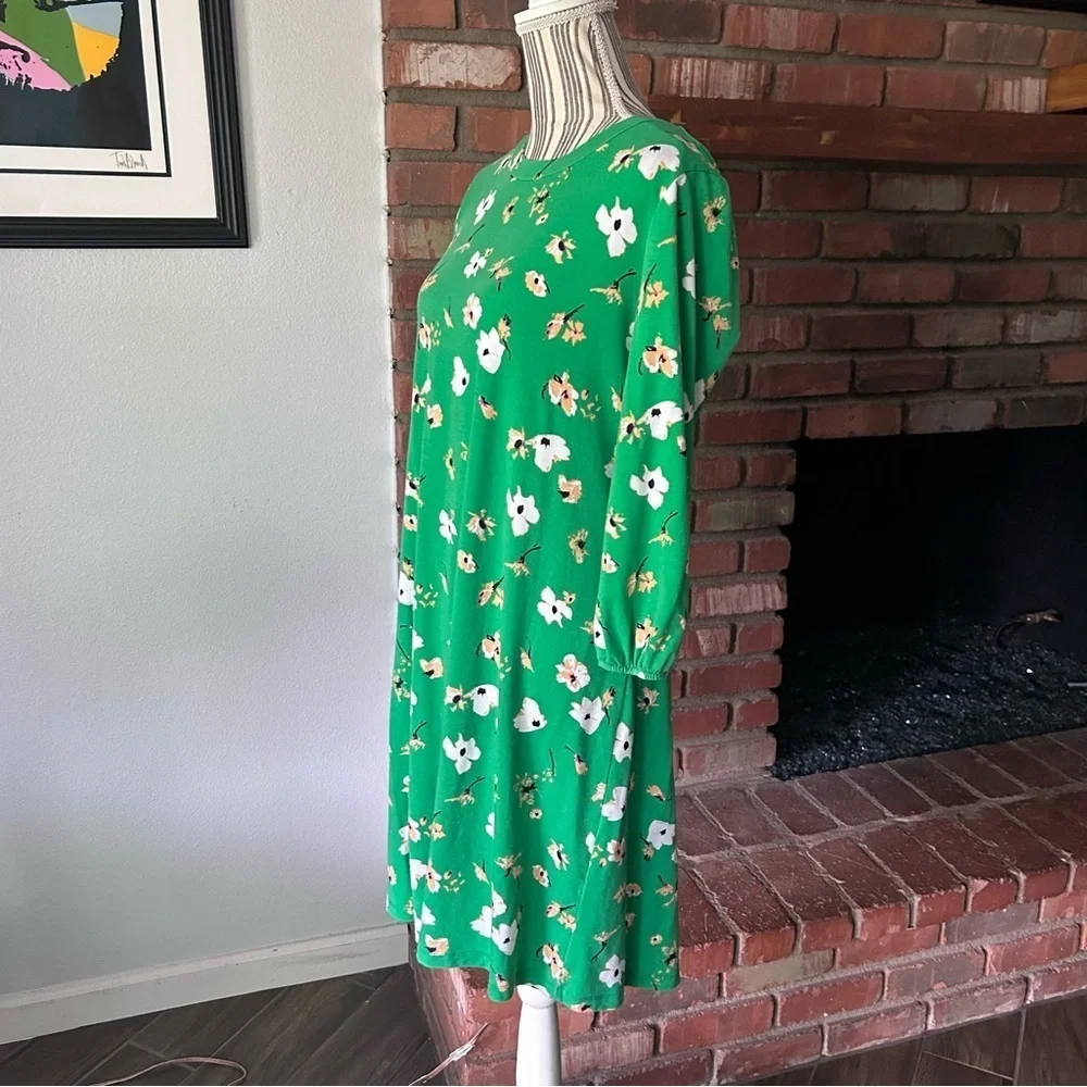Sonnet James Georgia Play Dress in Green Floral Sz S - Picture 7 of 13